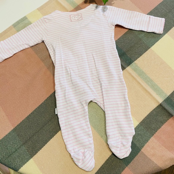 JoJo Maman Bebe One Pieces Nwot Pink Flamingo Footed Sleeper Kimono